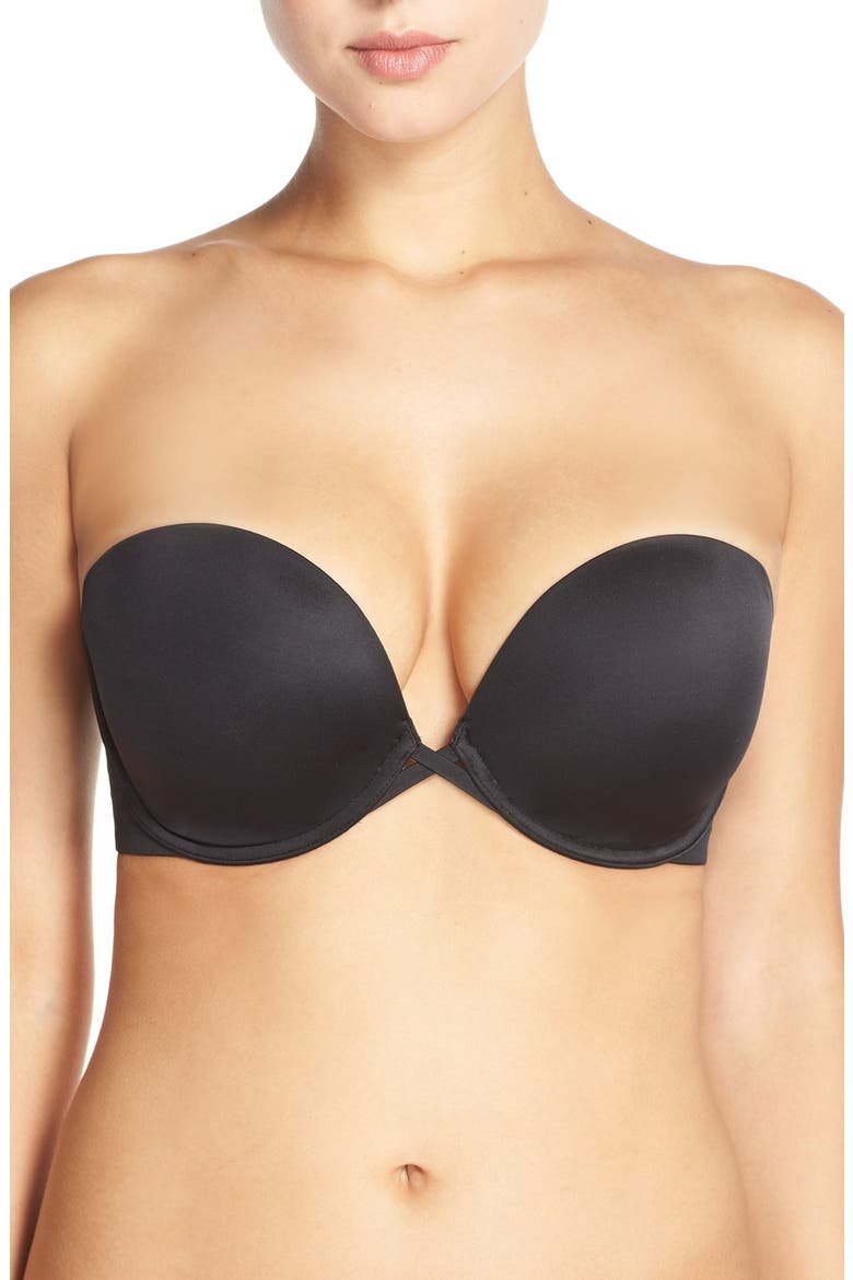 Amazing Assets Convertible Underwire Push-Up Bra, Main, color, BLACK