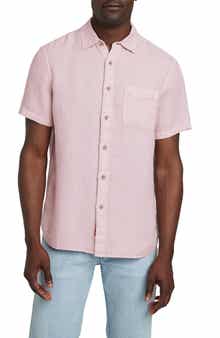Faherty Men's Laguna Short Sleeve Linen Button-Up Shirt