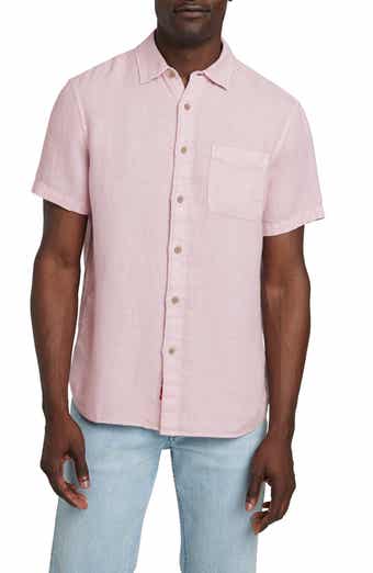 Faherty Men's Laguna Short Sleeve Linen Button-Up Shirt