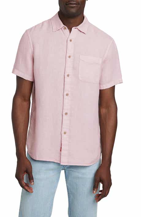 Faherty Men's Laguna Short Sleeve Linen Button-Up Shirt