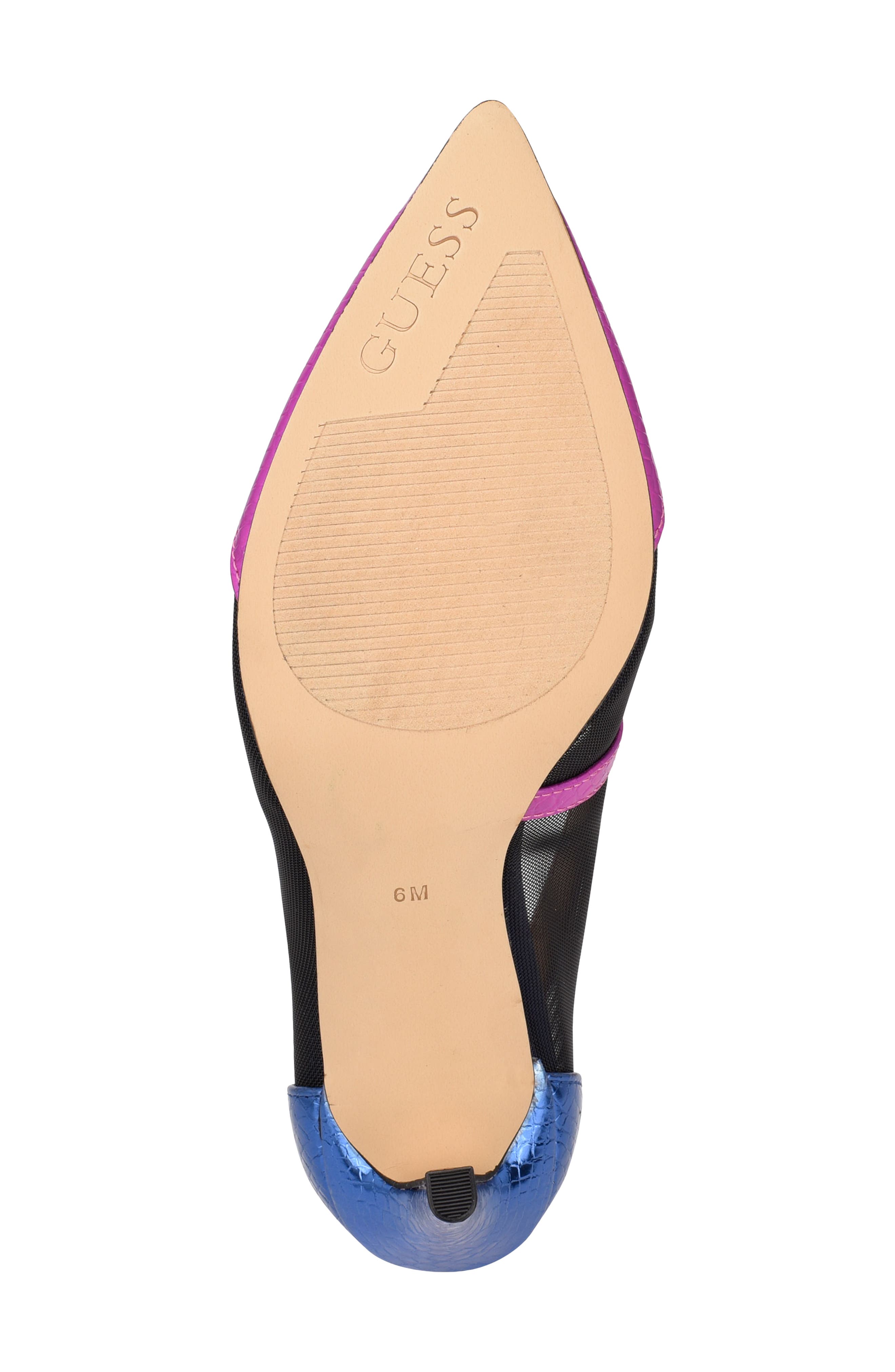 Ciera Pointy Toe Pump, Alternate, color, BLACK/ BLUE/ PINK