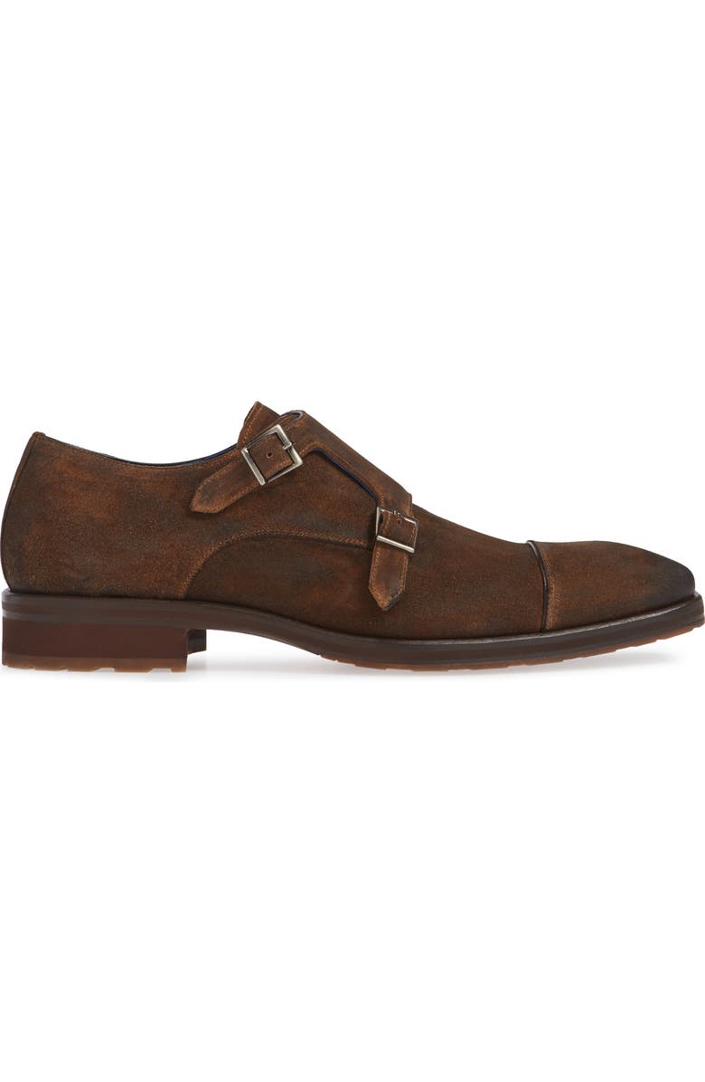 Mezlan Miguel Double Monk Strap Shoe, Alternate, color,