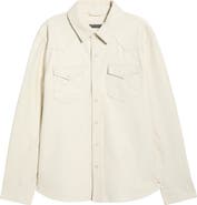 John Varvatos Sage Sheepskin Leather Shirt Jacket