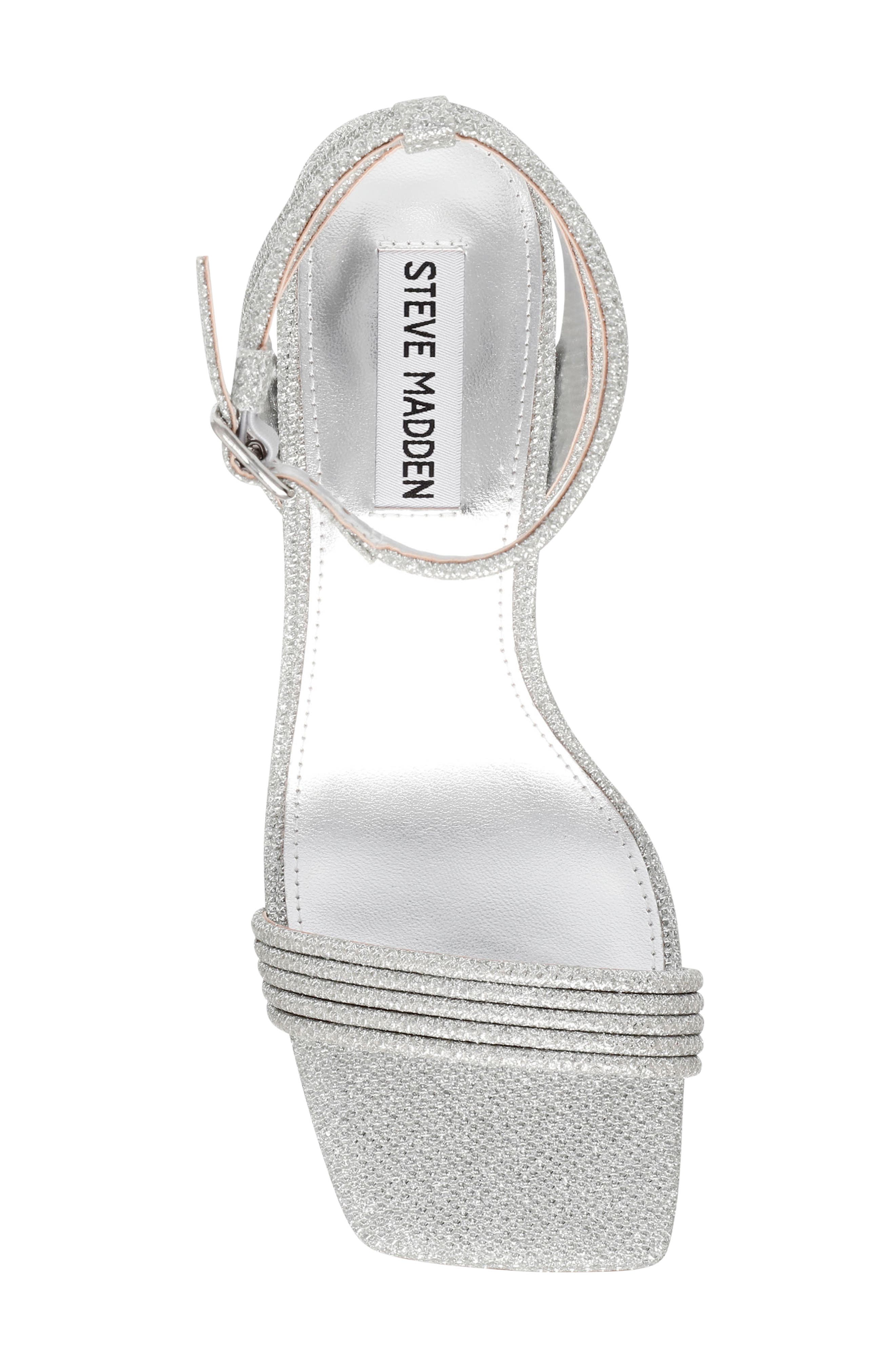 Lavnish Ankle Strap Sandal, Alternate, color, SILVER