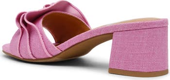 Linnen Slide Sandal