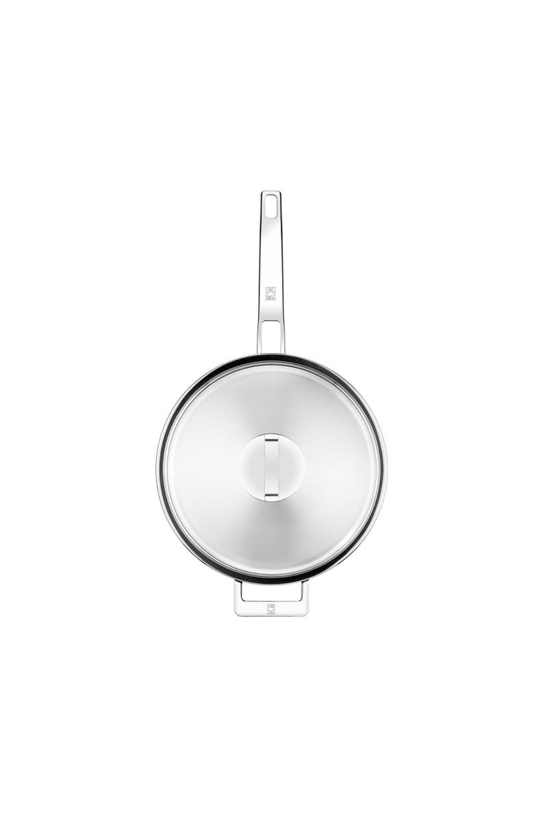 BRA Cookware Signature Stainless Steel Saute Pan w/Glass Lid, 11-Inch, 4.2-Quart, Alternate, color, Silver