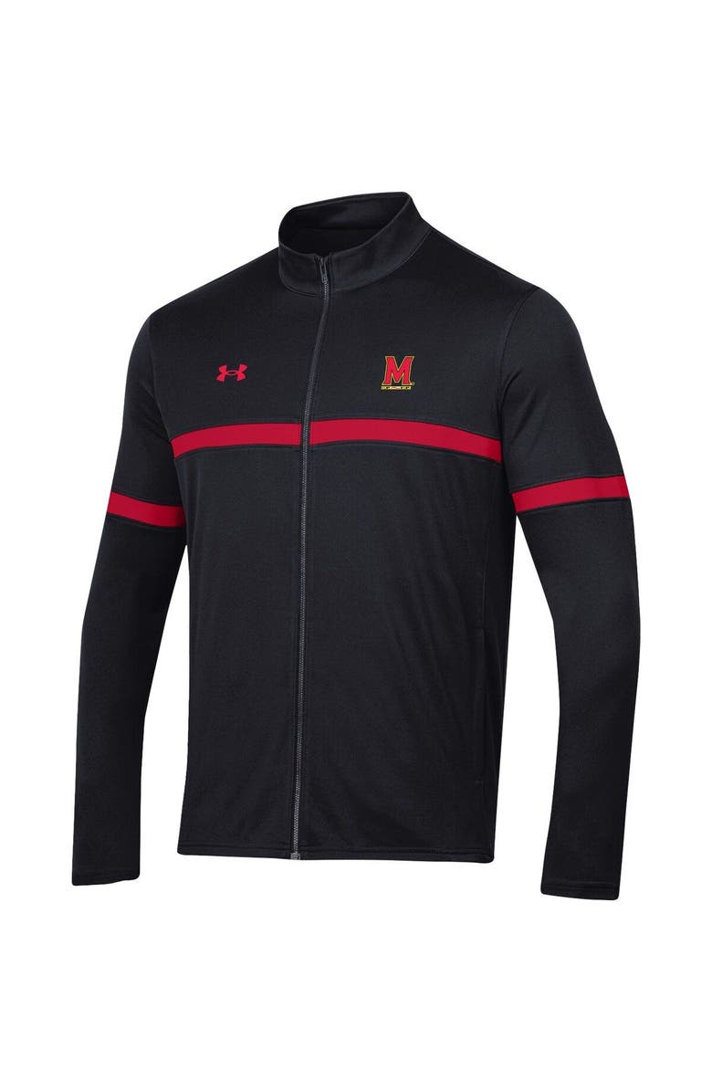 Under Armour Men's Under Armour Black Maryland Terrapins 2023 Assist Warm Up Full-Zip Jacket, Alternate, color, Black