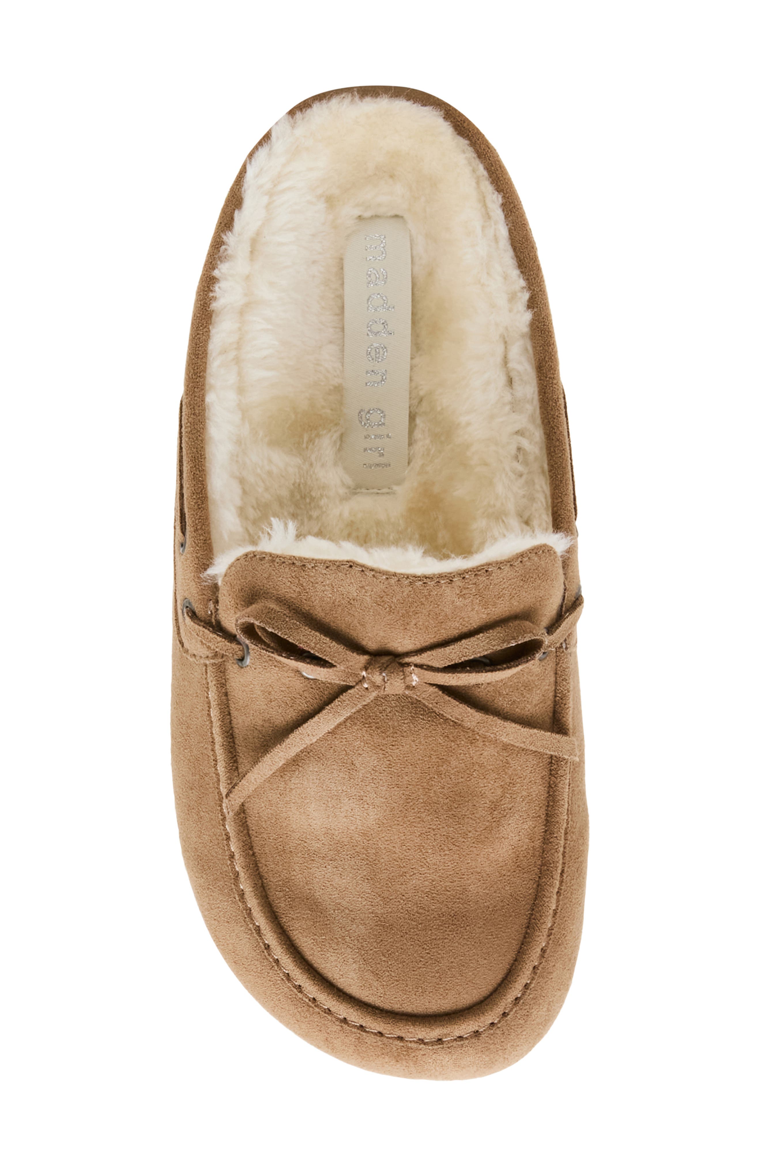 Paisley Faux Fur Lined Mule, Alternate, color, TAUPE MULTI