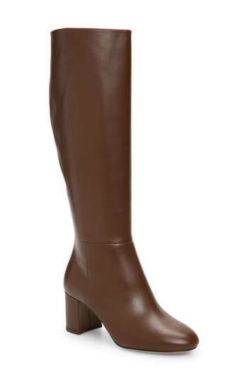 Stuart Weitzman Celina Zip Boot In Brown