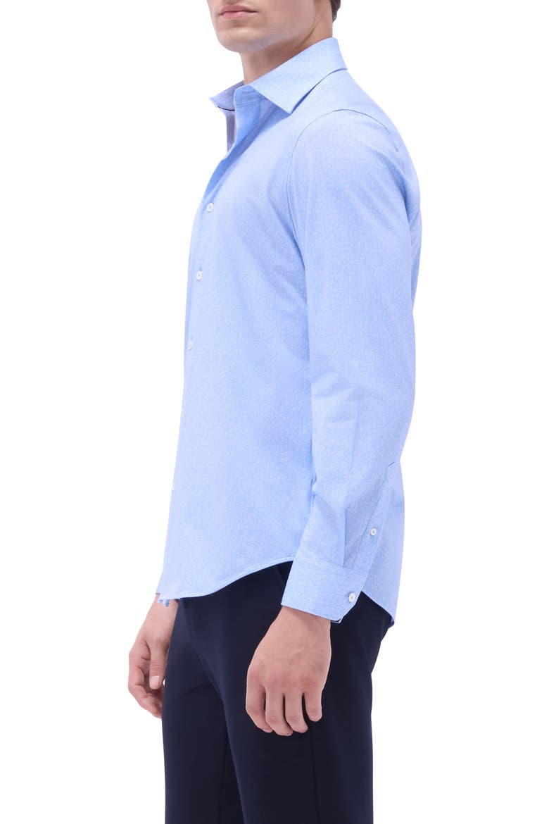 James OoohCotton® Button-Up Shirt, Alternate, color, AIR BLUE