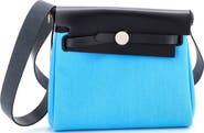 Pre-Owned Hermes Herbag Zip Toile and Leather 20