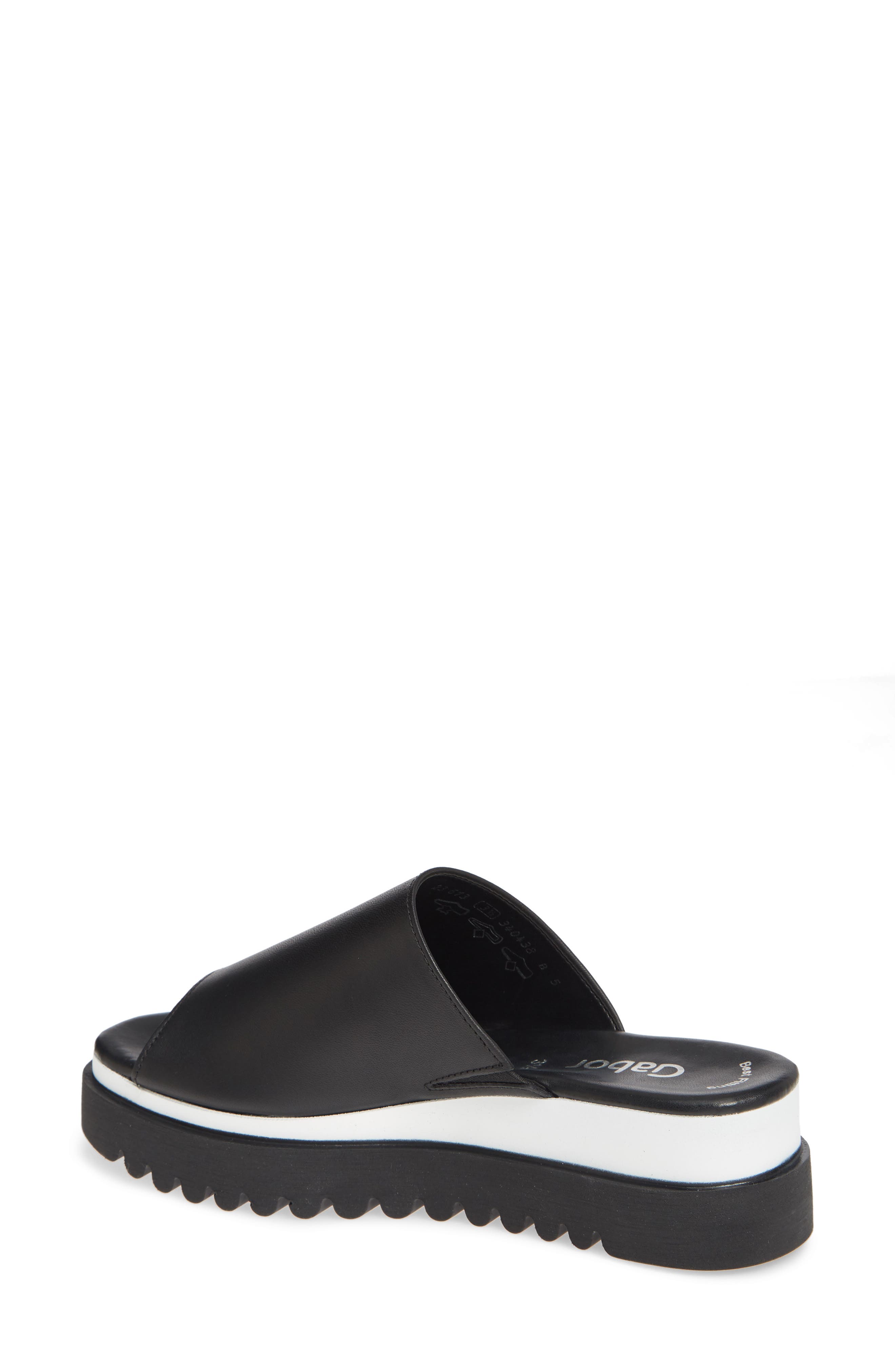 Gabor Platform Slide Sandal, Alternate, color, 