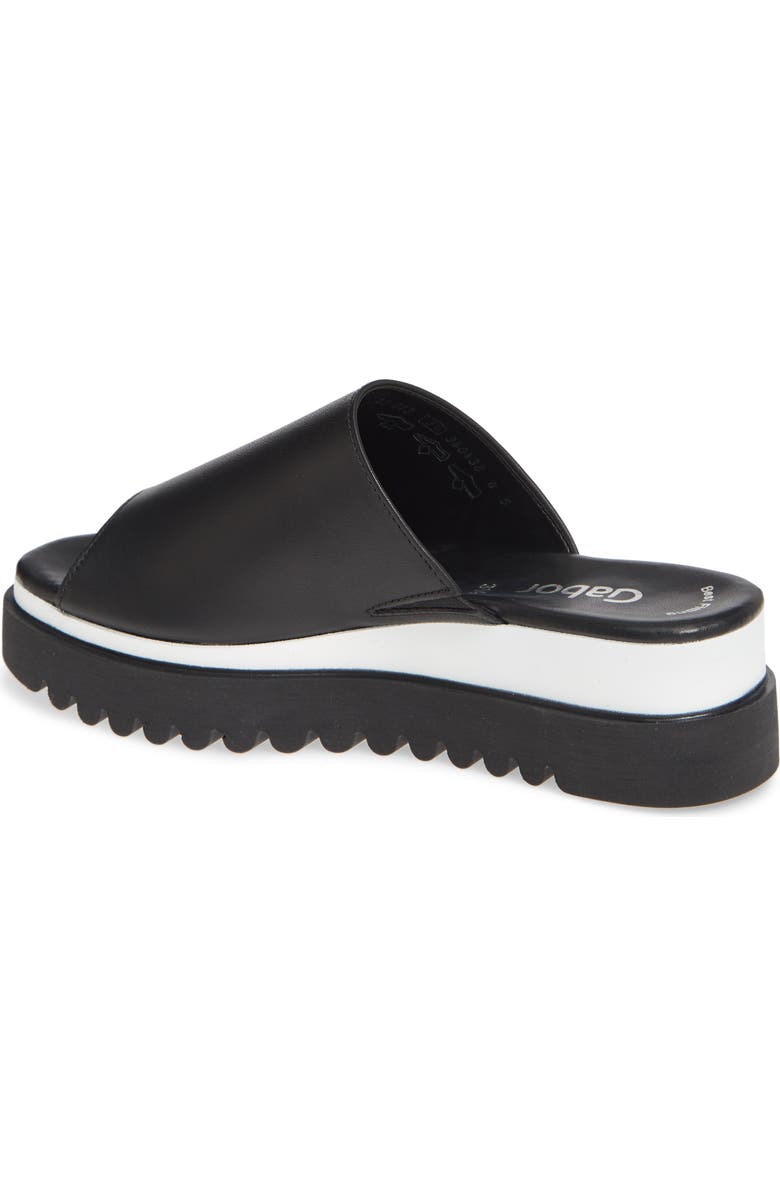 Gabor Platform Slide Sandal, Alternate, color,
