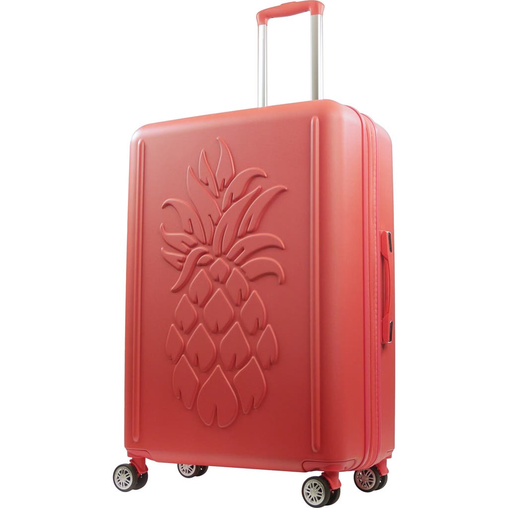 Tommy Bahama 30.5" Hard-sided 3d Pineapple Luggage With Drawstring Bag