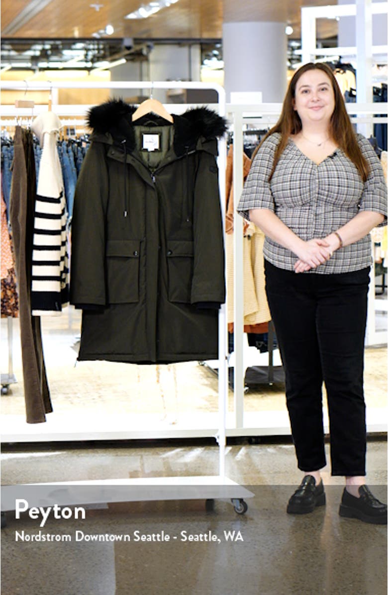 Faux Fur Trim Parka, sales video thumbnail