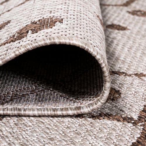 Shop Jonathan Y Nokat  Bohemian Indoor/outdoor Area Rug In Beige/brown