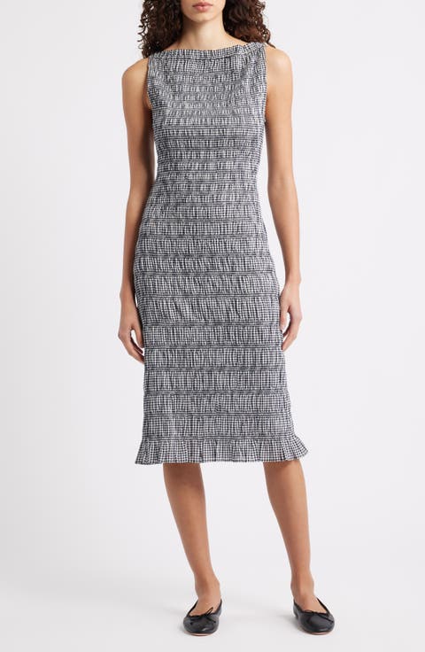 Rosine Smocked Gingham Dress