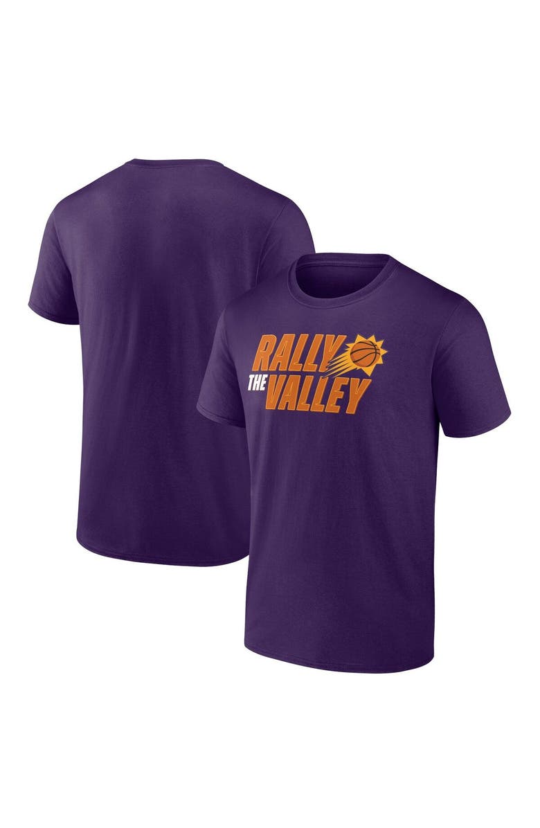 FANATICS Men's Fanatics Branded Purple Phoenix Suns Hometown Collection Rally The Valley T-Shirt, Alternate, color, 