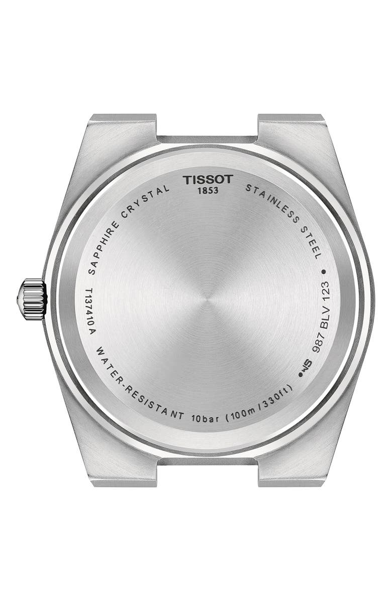 Tissot PRX Rubber Strap Watch, 40mm, Alternate, color, White