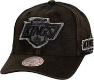 Mitchell & Ness Men's Mitchell & Ness  Black Los Angeles Kings Downtown Snow Wash Pro-Crown Adjustable Hat