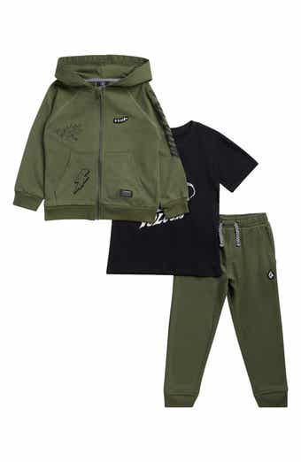 Kids' 3-Piece Hoodie, T-Shirt & Joggers Set