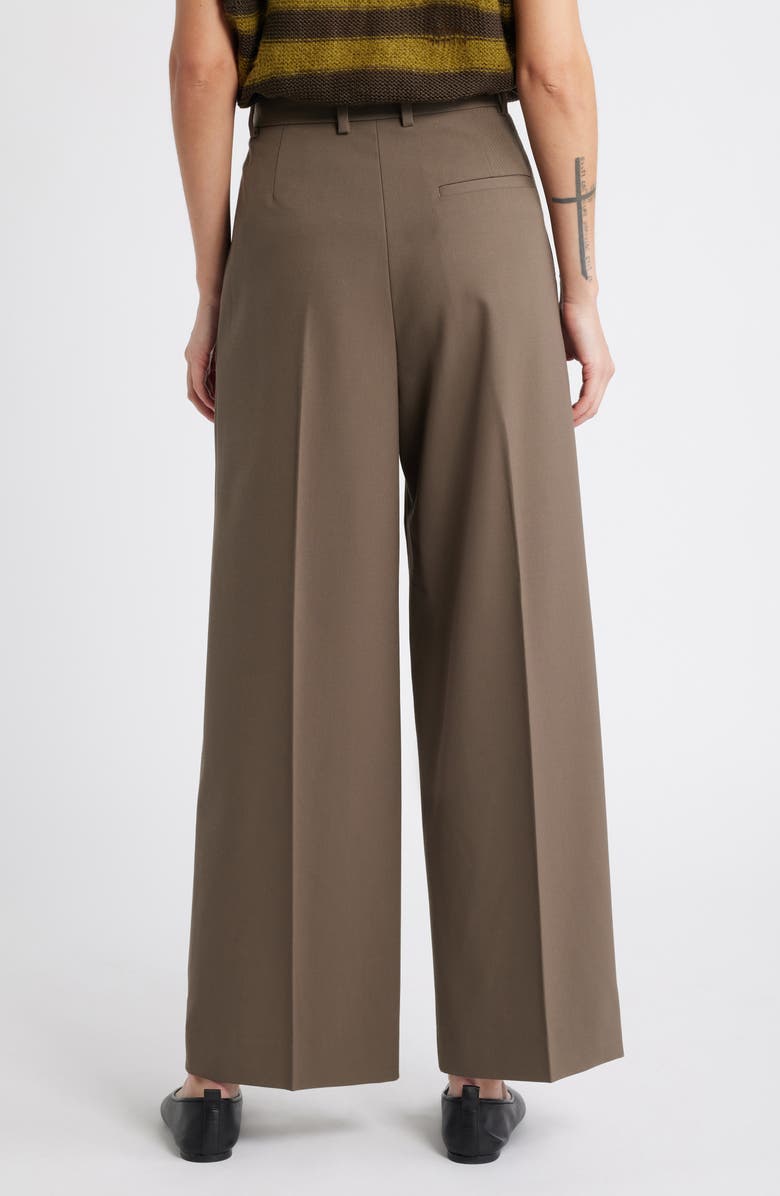 COS Pleat Front Twill Wide Leg Pants, Alternate, color,