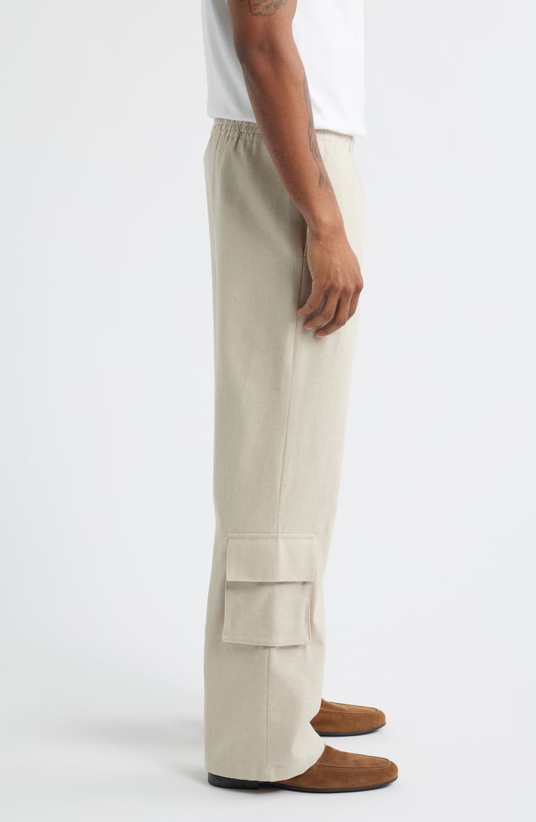 KROST Breezy Wide Leg Cotton Canvas Cargo Pants, Alternate, color, 
