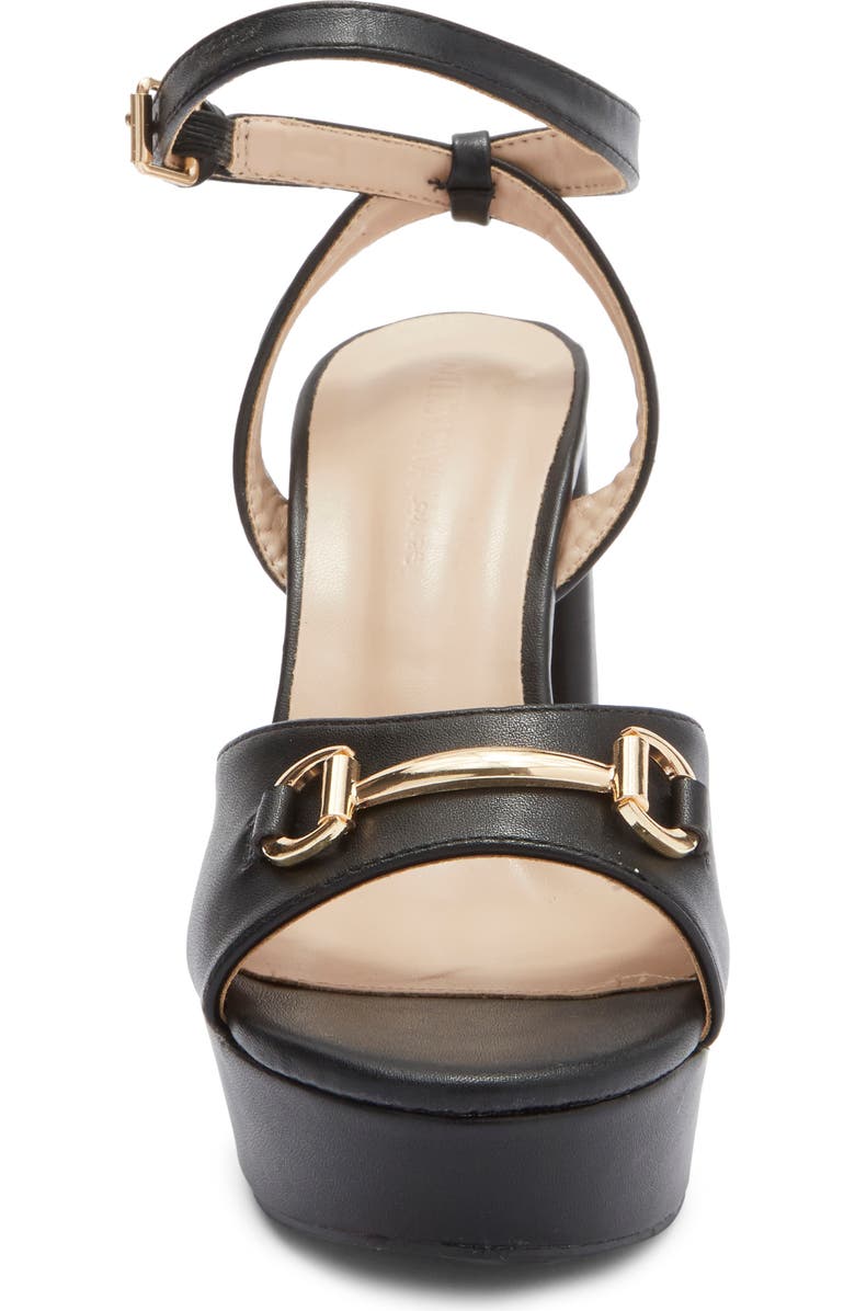 WILD DIVA LOUNGE Alice Platform Sandal, Alternate, color, Black