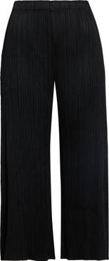 Pleats Please Issey Miyake Monthly Colors July Pleated Crop Straight Leg Pants