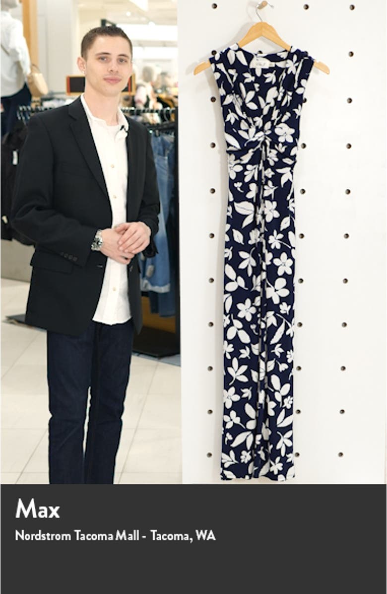 Front Knot Jersey Maxi Dress, sales video thumbnail