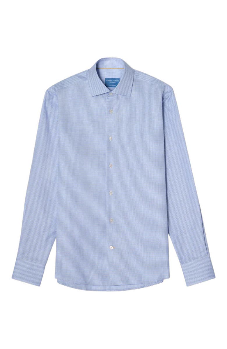 Robert Talbott Reynolds Mini Check Shirt in Contemporary Fit, Alternate, color, Blue