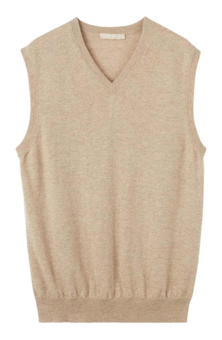 Gobi Cashmere Men's Cashmere Vest, Alternate, color, Warm Grey