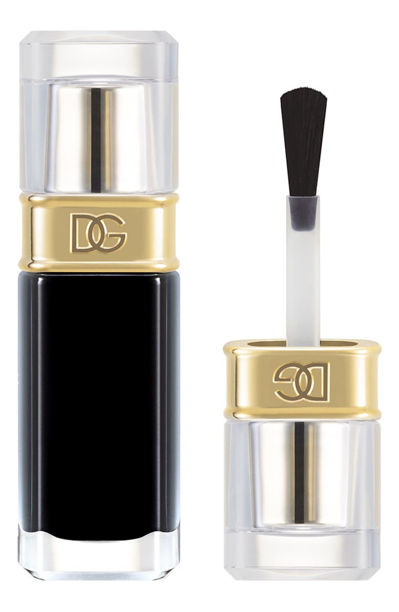 Dolce&Gabbana Nailed It! Quick Dry Nail Lacquer, Main, color, 07 Black Icon