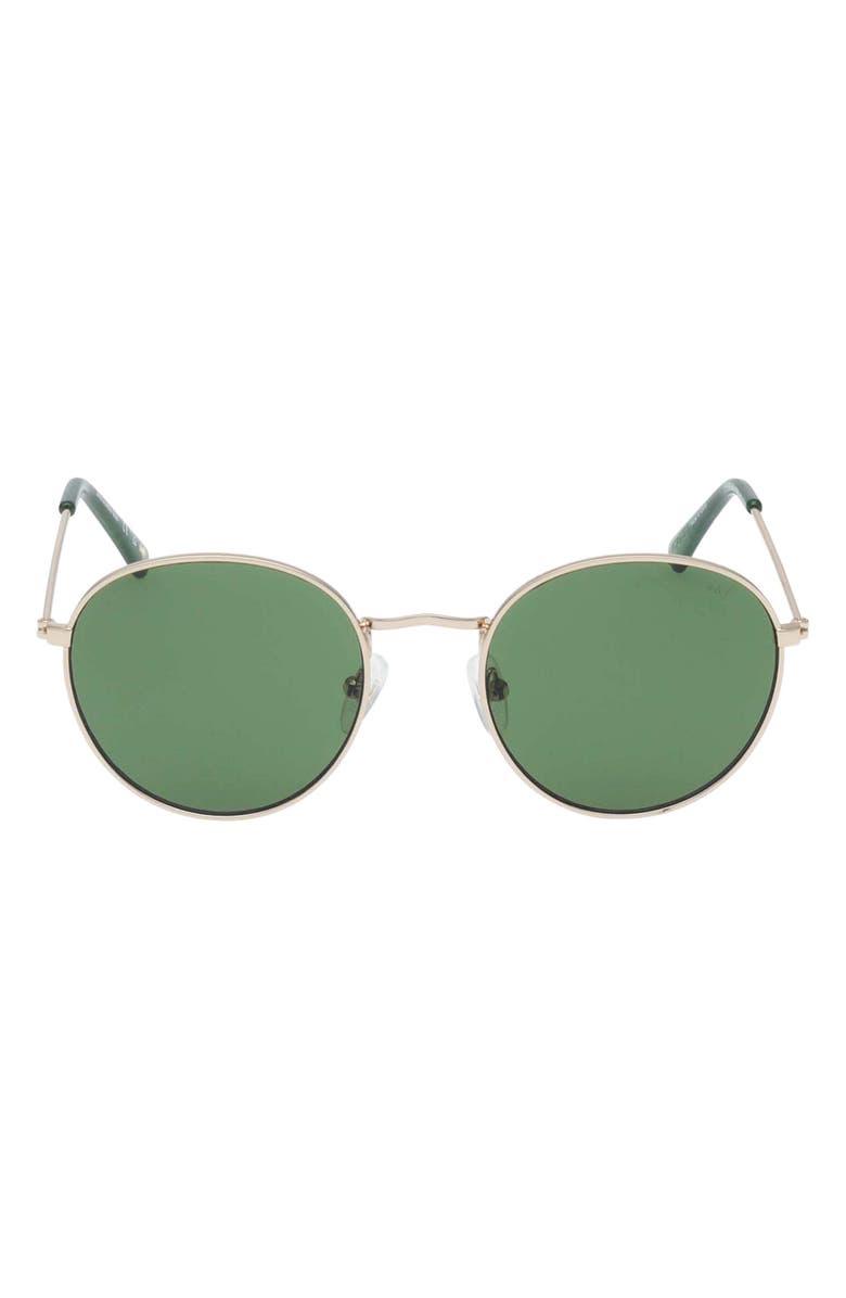 abercrombie kids Kids' Round Sunglasses, Main, color, Gold / Green