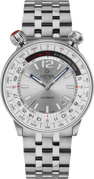 GV2 Men's Wallabout Compass Bezel Bracelet Watch, 44mm