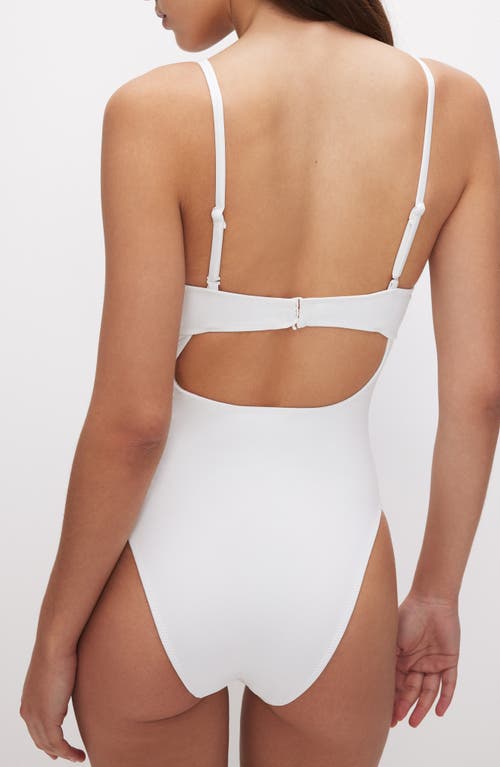 GOOD AMERICAN GOOD AMERICAN SCUBA SHOW OFF ONE-PIECE SWIMSUIT