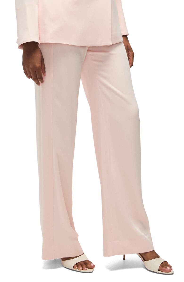 Veronica Beard Ronin Wide Leg Pants, Alternate, color, Pink Shell