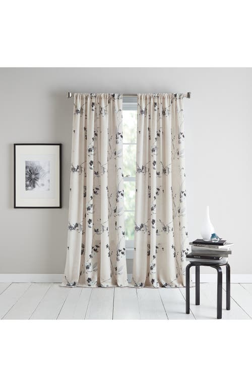 Dkny Fontana Set Of 2 Curtain Panels In Grey