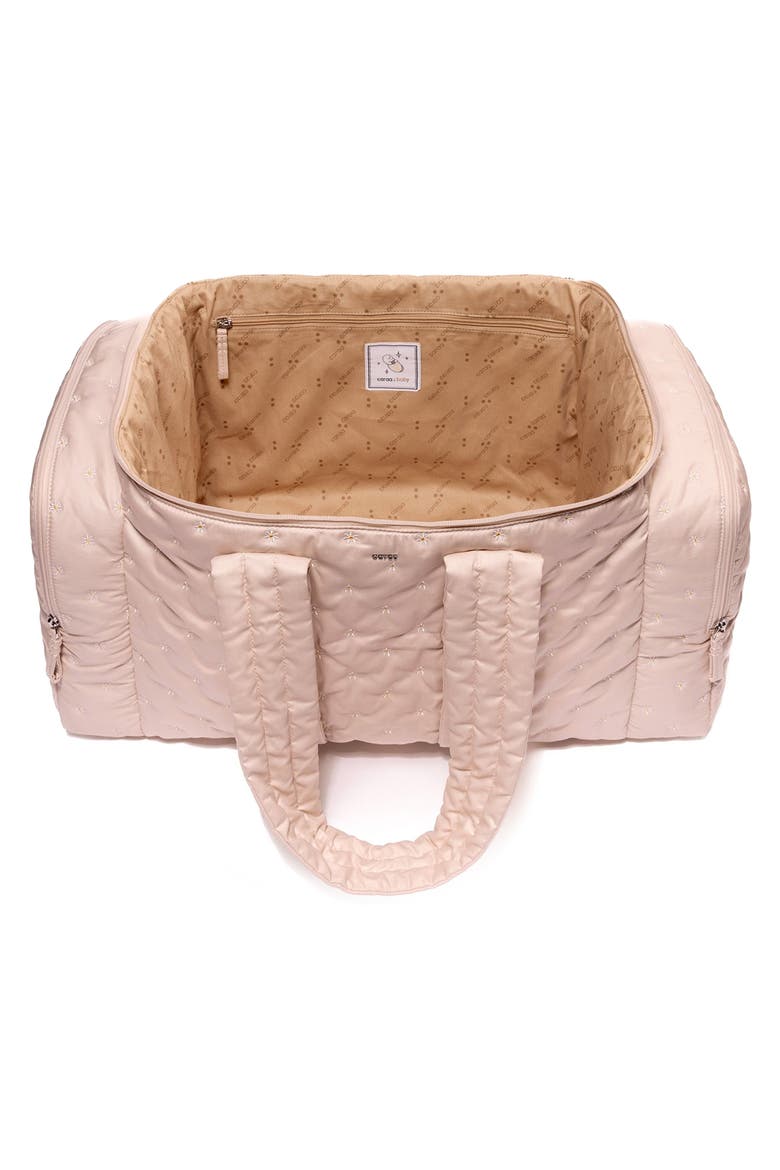 Water Repellent Organic Cotton Hospital Bag, Alternate, color, QUARTZ - BLUSH