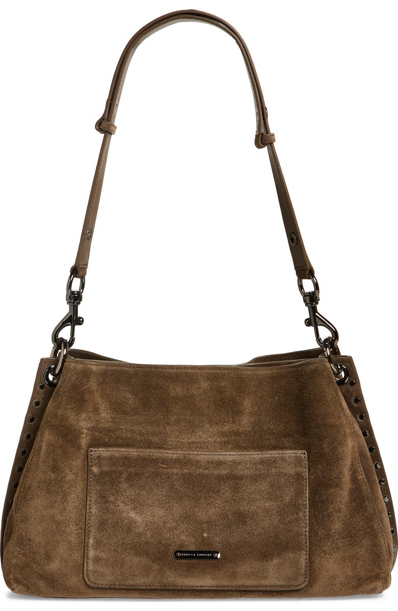 Rebecca Minkoff Darren East/West Leather Shoulder Bag, Alternate, color,