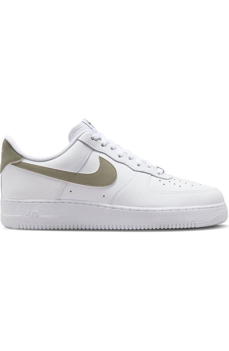 Nike Air Force 1 '07 Basketball Sneaker, Alternate, color, White/ Light Army