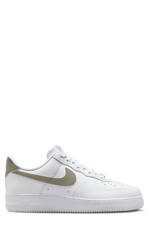 Nike Mens Air Force 1 07 Leather Low-top Trainers In White