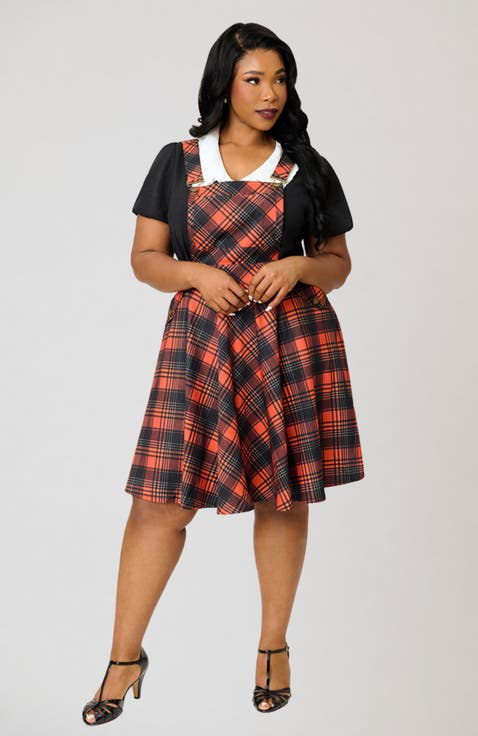 Plus Size Brionne Pinafore Skirt