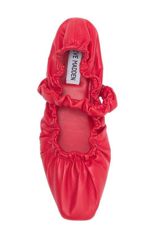 Steve Madden Yandy Ballet Flat In Red