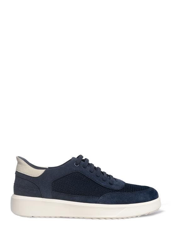 Catherine Street  Hands Free Technology Leather Sneaker, Alternate, color, Navy Suede