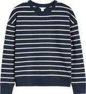 Caslon® Stripe Pullover Sweatshirt