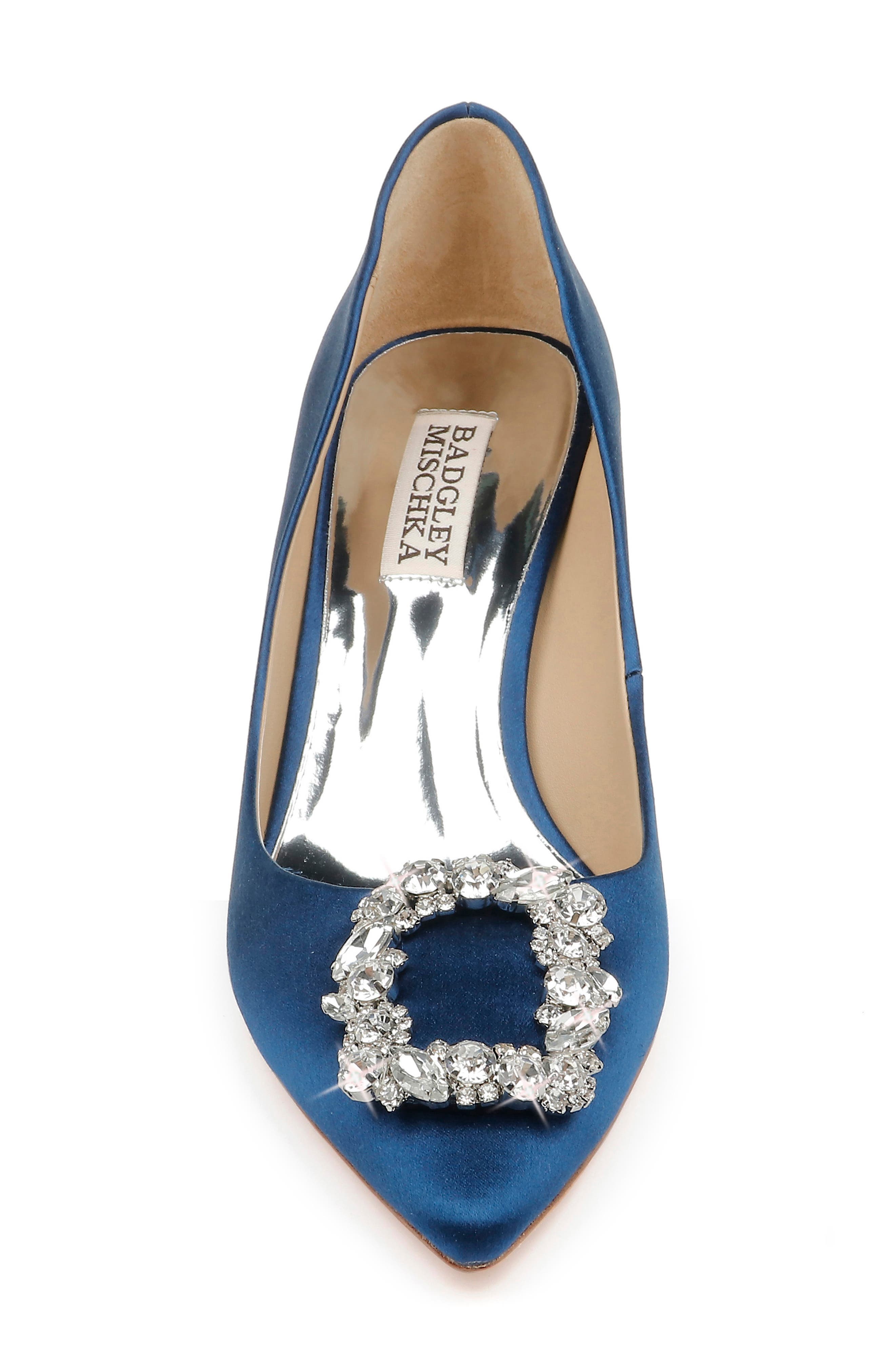 Collection Carrie Crystal Embellished Pump, Alternate, color, NAVY