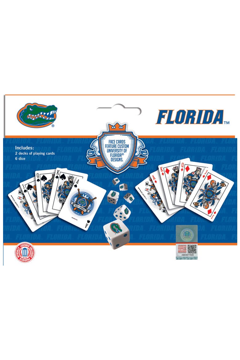 Florida Gators Playing Cards & Dice, Alternate, color, Multicolor