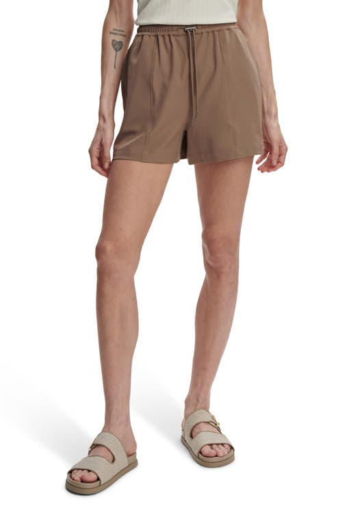 Varley Esmond Drawstring Shorts In Taupe Stone