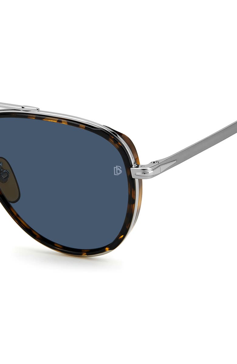 David Beckham Eyewear David Beckham 58mm Aviator Sunglasses, Alternate, color, 